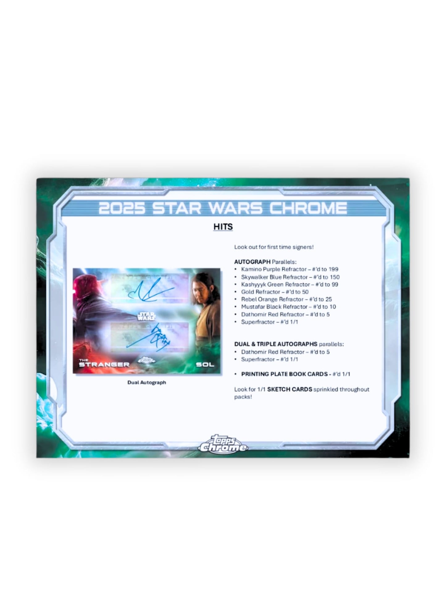 2025 Topps Chrome Star Wars Value Box