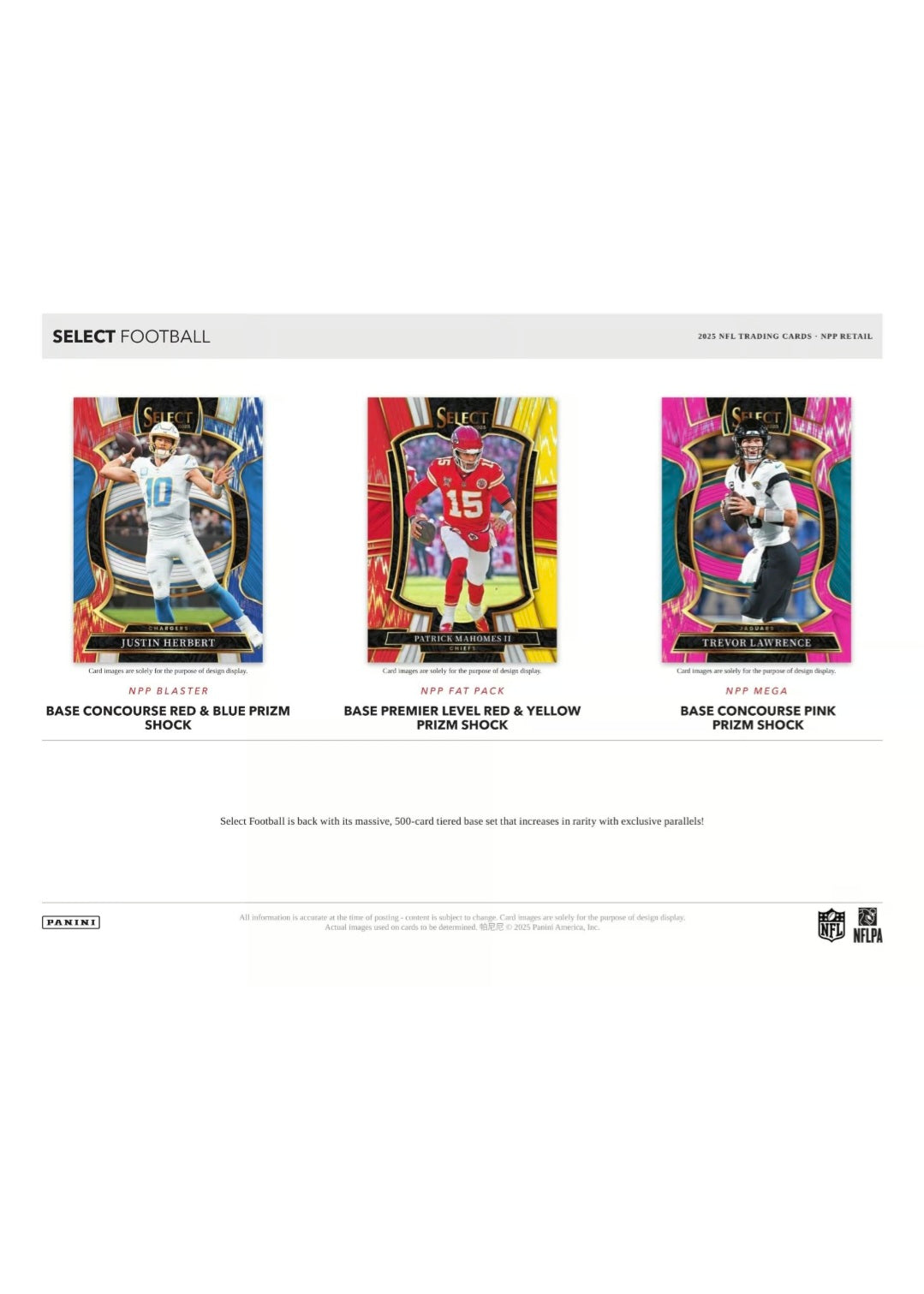 2025 Panini Select NFL Mega Box